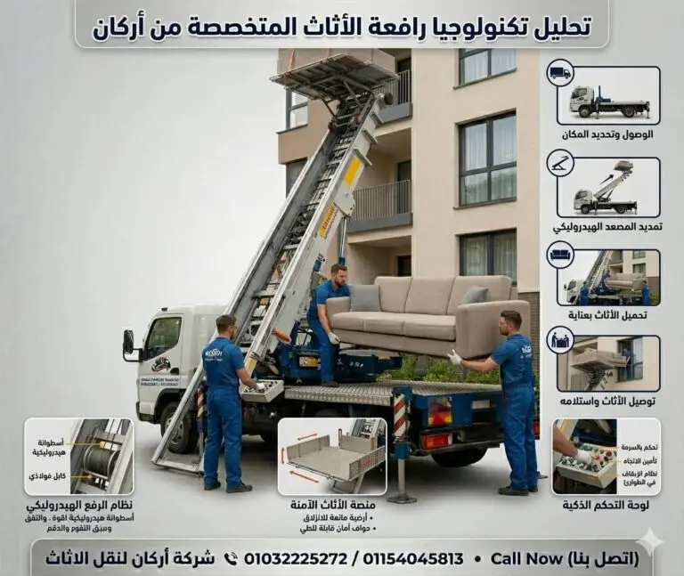 ونش رفع اثاث في الفسطاط